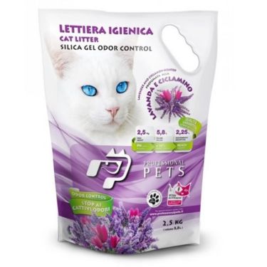 Professional Pets Slica Gel Litter με Λεβάντα-Κυκλάμινο