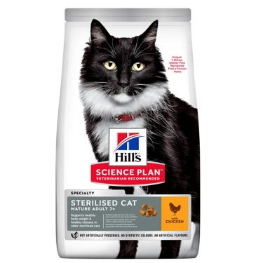 Hill's Science Plan Sterilised Cat Mature 7+ Κοτόπουλο 