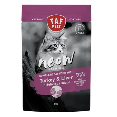 TAF Pets Neow υγρή τροφή για ενήλικες γάτες με Γαλοπούλα & Συκώτι