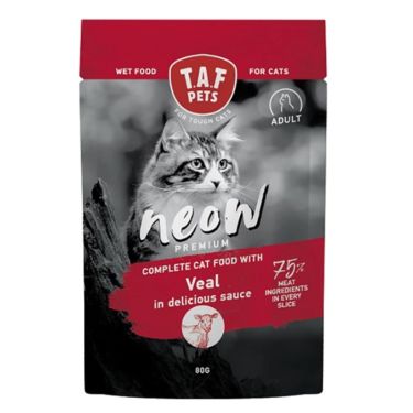 TAF Pets Neow υγρή τροφή για ενήλικες γάτες με Μοσχάρι