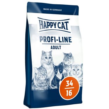Happy Cat Profi Adult 34/16 με Σολομό