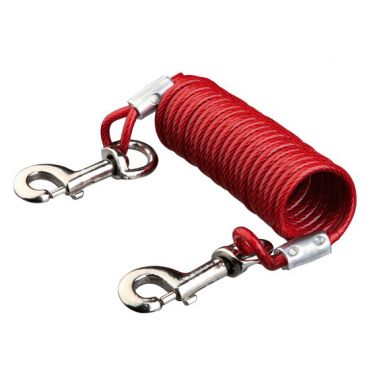Trixie Tie Out Cable with Spiral Cable