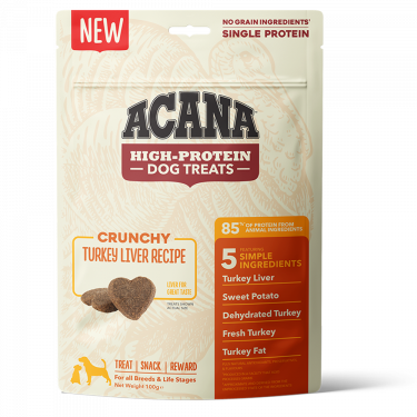 Acana High Protein Crunchy Turkey Liver Recipe