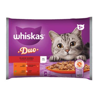 Whiskas Duo Adult Multipack σε Ζελέ 4x85g 