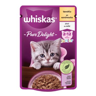 Whiskas Pure Delight Φακελάκι σε ζελέ 85g
