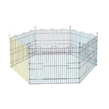 Ikaros Hexagon Multicolour Metal Play Pen 91 x 61cm