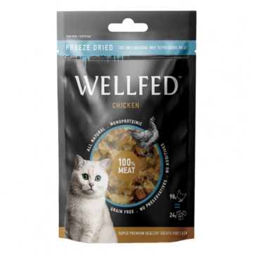 Wellfed Cat Freeze Dried με Κοτόπουλο 24gr