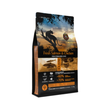 Ambrosia Grain Free Adult & Sterilized Cat Fresh Salmon & Chicken 1.5kg