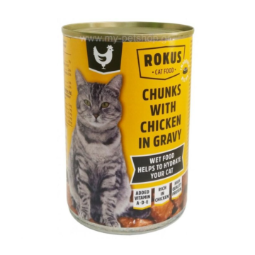 Rokus Κομματάκια Κοτόπουλο 415gr
