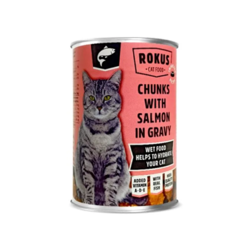 Rokus Κομματάκια Σολομός & Τόνος 415gr