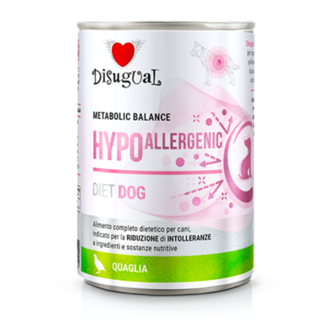Disugual Vet Diet Dog Hypoallergenic 400gr Ορτύκι