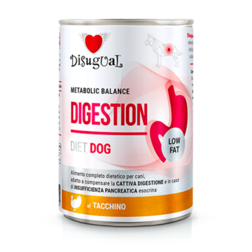 Disugual Vet Diet Dog Digestion Low Fat 400gr Γαλοπούλα