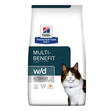 Hill's Prescription Diet w/d Multi-Benefit για Γάτες με Κοτόπουλο 1.5kg
