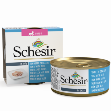 Schesir Dog Jelly Puppy 150gr Τόνος & Αλοη