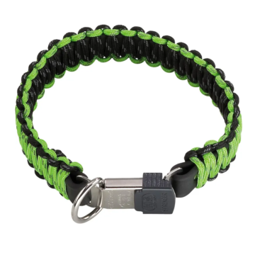 Sprenger Paracord Collar Μαύρο με Πράσινο 45cm