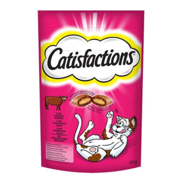 Catisfactions Snacks 60gr Μοσχάρι