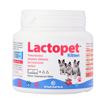 Lactopet Υποκ/το Μητρικού Γάλακτος για νεογ/τα γατάκια 200gr+Μπιμπερό