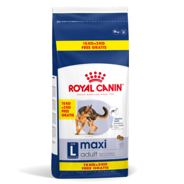Royal Canin Maxi Adult 18kg (15kg + 3kg)
