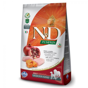 N&D Grain Free Pumpkin Chicken & Pomegranate Adult Medium/Maxi 12kg