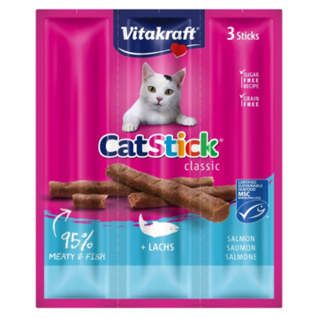 Vitakraft Cat Stick Classic Σολομός & Πέστροφα 3τμχ