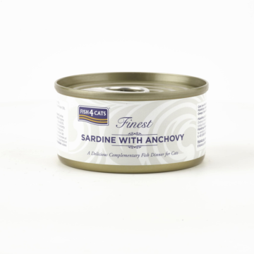 Fish4Cats Κονσέρβα με Θαλασσινά 70gr Σαρδέλα & Γαύρος