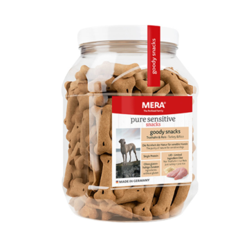 Mera Pure Sensitive Goody Snack Turkey & Rice Grain Free 600gr