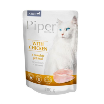 Piper Cat Adult Φακελάκι 100gr Κοτόπουλο