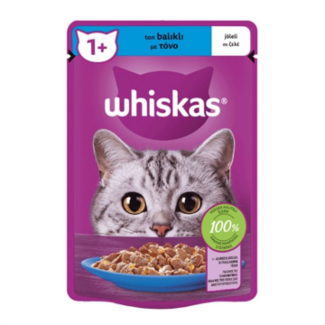 Whiskas Φακελάκια σε ζελέ 85gr 1+ Τόνος