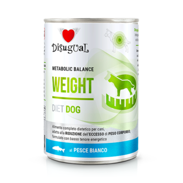 Disugual Vet Diet Dog “Weight” 400gr Λευκά Ψάρια