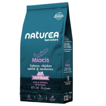 Naturea Cat Lands Miacis Salmon, Chicken, Rabbit & Anchovies 5.5kg