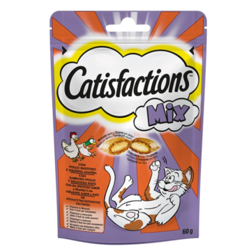 Catisfactions Snacks 60gr Mix Κοτόπουλο & Πάπια