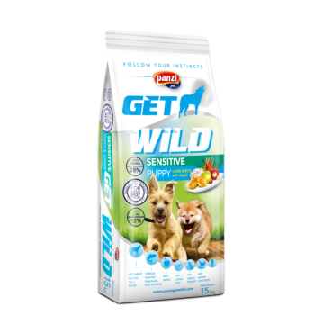 Panzi GetWild Puppy Sensitive Lamb & Rice 15kg