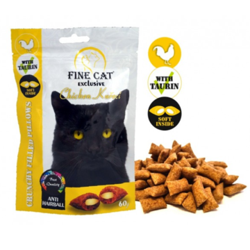 Fine Cat Exclusive Γεμιστές Λιχουδιές με Κοτόπουλο 60gr