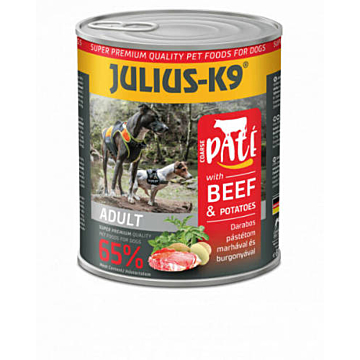Julius-K9 Adult Dog Pate Μοσχάρι & Πατάτα 800gr
