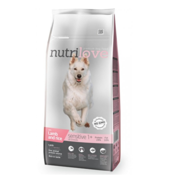 Nutrilove Premium Sensitive 1+ Lamb & Rice 12kg