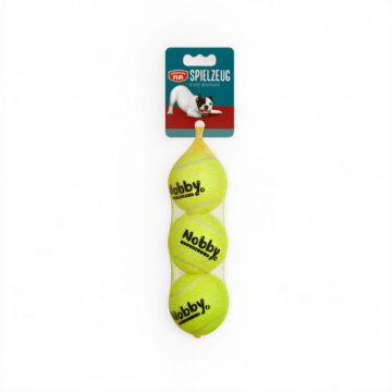 Perfecto Fun Tennisball Set 3pcs Με Ήχο M 6.5cm