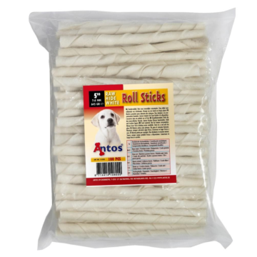 Antos Row Hide White Roll Sticks  5"/1τμχ