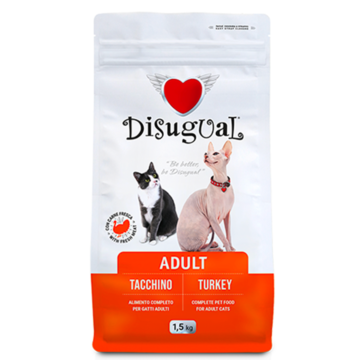 Disugual Cat Adult Turkey 1.5kg + 1.5kg Δώρο