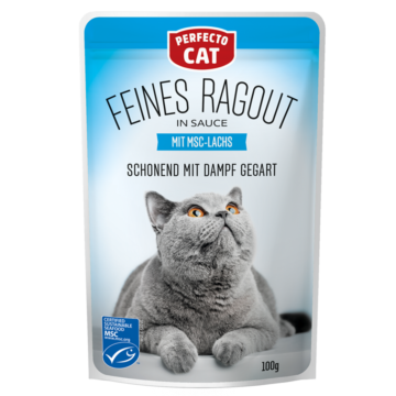 Perfecto Cat Adult Fine Ragout Σολομός 100g
