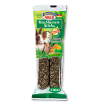 Perfecto Nager Hayflower Sticks με Ξηρούς Καρπούς & Πικραλίδα 2τμχ