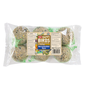 Perfecto Bird Happy Birds Μπαλίτσες Ξυδιού με Ξηρούς Καρπούς 6τμχ