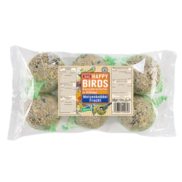 Perfecto Bird Happy Birds Μπαλίτσες Ξυδιού με Φρούτα 6τμχ
