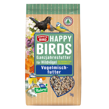 Perfecto Bird Happy Birds Αναμεικτη Τροφή για Αγριοπούλια 1kg