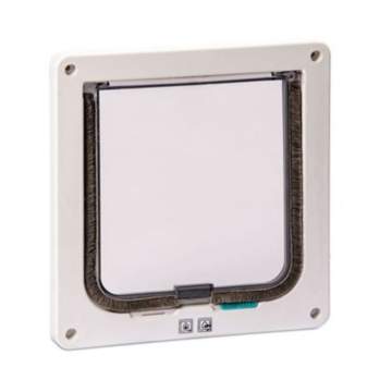 Karlie 2-Way Cat Flap Πορτάκι Άσπρο 19.2x20cm