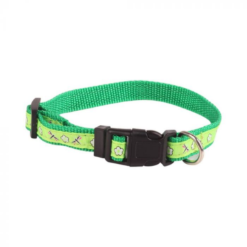 Nobleza Περιλαίμιο Σκύλου με Σχέδια Two Layers 20-30cm/1.0m Πράσινο