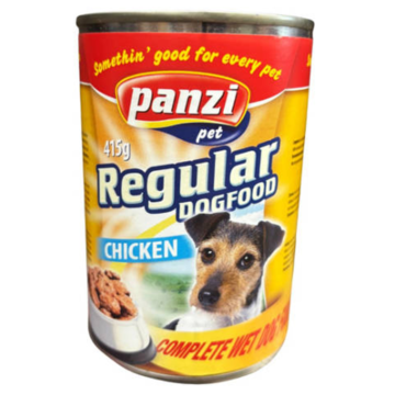 Panzi Regular Wet Dogfood Κοτόπουλο 415gr