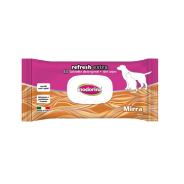Inodorina Functional Coat Υγρά Μαντηλάκια Καθαρισμού με άρωμα Μύρου 40τμχ