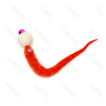Nobleza Caterpillar Cat Toy 23cm Red