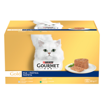 Purina Gourmet Gold Σε Σάλτσα (Mix Κρεάτων) 48 x 85gr Economy Pack