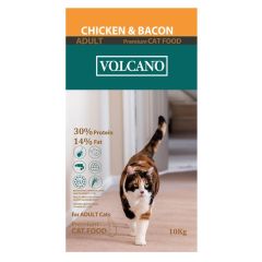 Volcano Adult Cat Food Chicken and Bacon